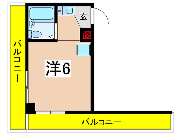 コスモ百合ヶ丘高石の物件間取画像