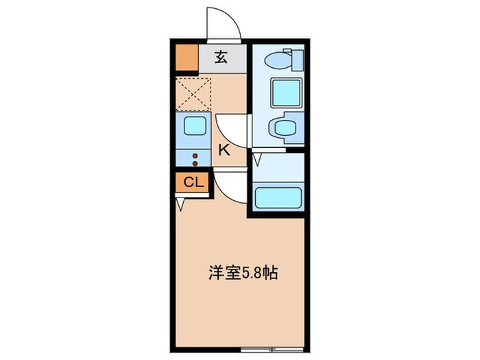 リヴェール中原の物件間取画像