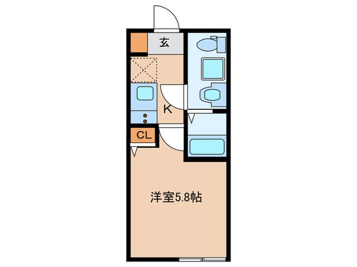 リヴェール中原の物件間取画像