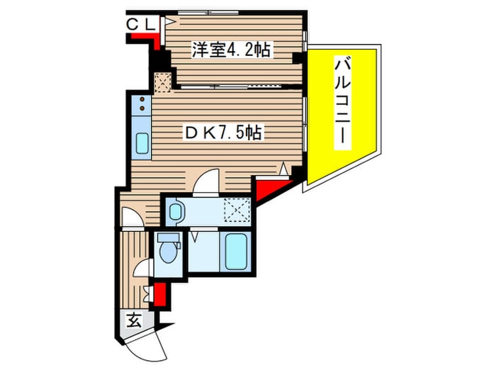 Vermilionの物件間取画像