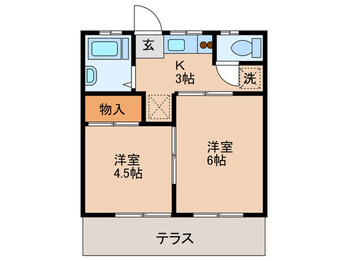 ア－バンハイツの物件間取画像