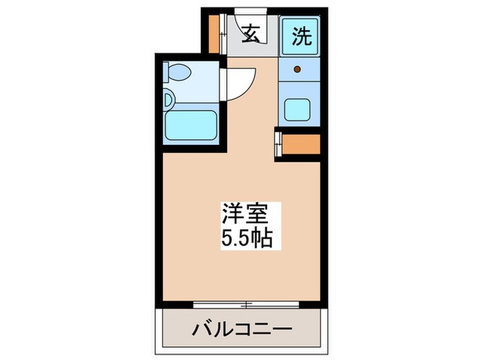 メディアハイツ南の物件間取画像