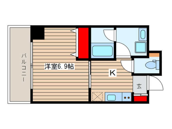 カルム浅草馬道の物件間取画像