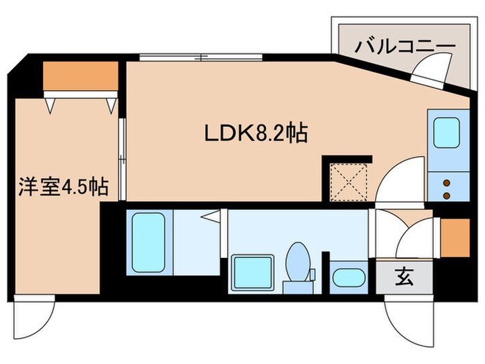 レピュア南大井レジデンスの物件間取画像