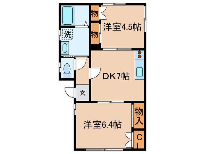 パトリー奥沢の物件間取画像