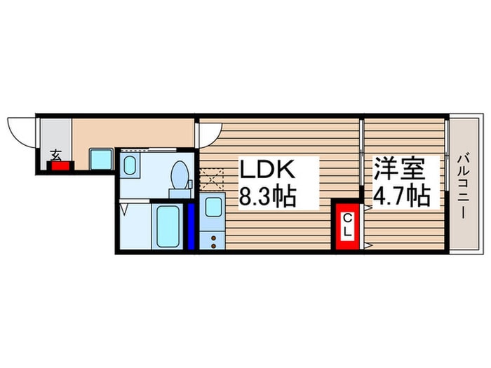 アリビオ上福岡の物件間取画像