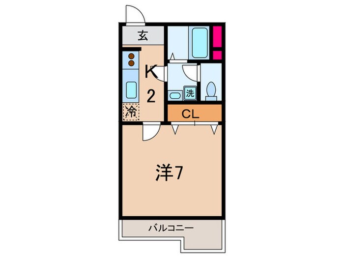 Ｐａｒｔｅｒｒｅの物件間取画像