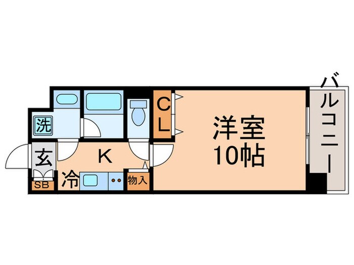 プロスペクト東雲橋の物件間取画像