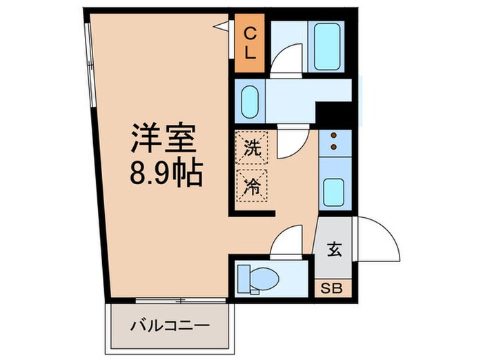 Grand Peak Wasedaの物件間取画像