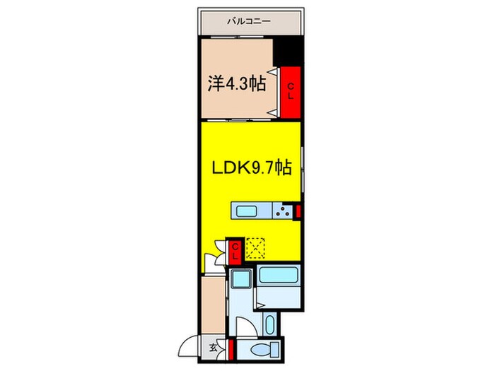 ラグゼナ日本橋の物件間取画像