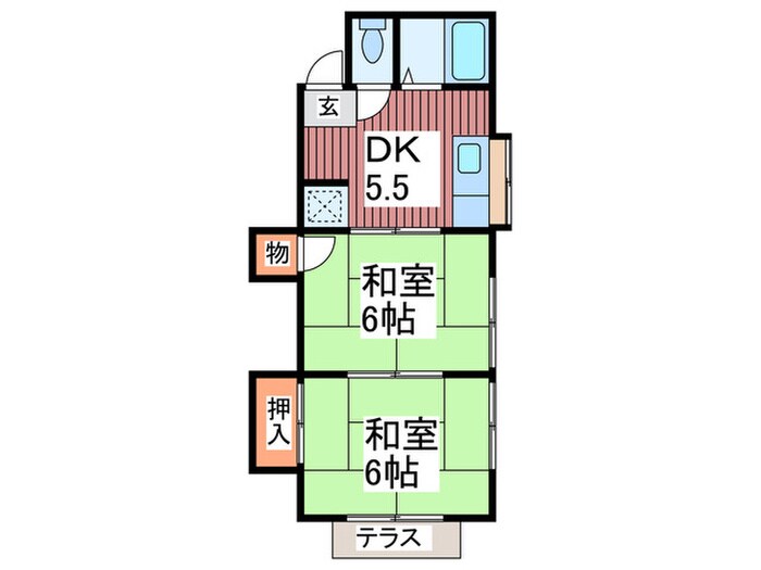 物件間取画像