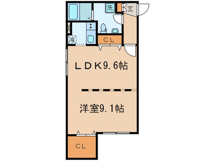 ＺＥＳＴＹ桜新町の物件間取画像