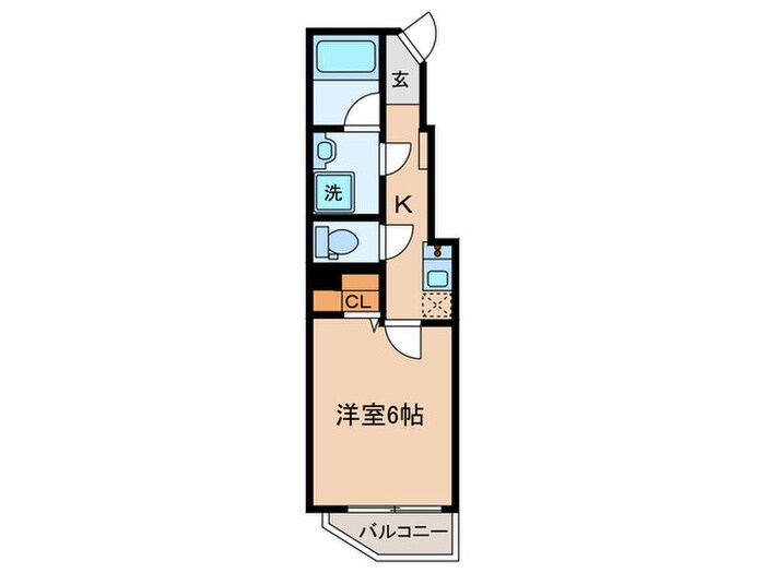 エストゥルースプラス川崎の物件間取画像