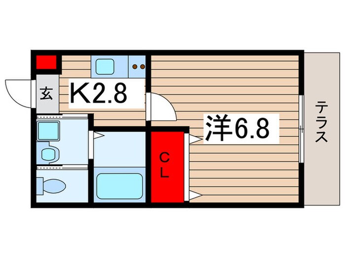 コンフォートショアの物件間取画像