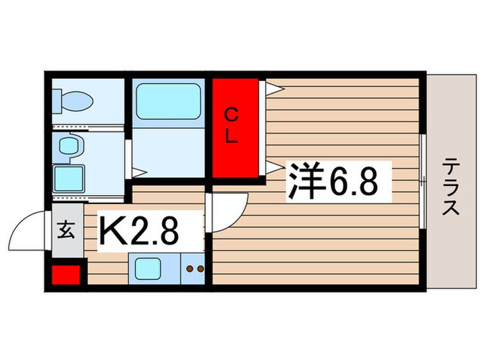 コンフォートショアの物件間取画像