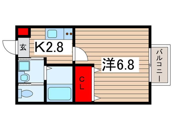 コンフォートショアの物件間取画像