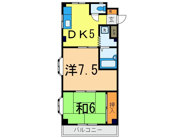 メゾン恵の物件間取画像