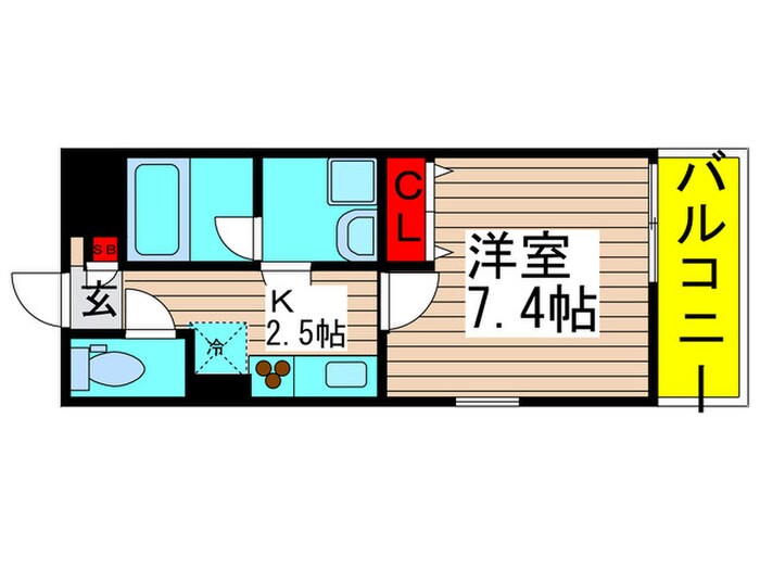 キャトルフルールの物件間取画像