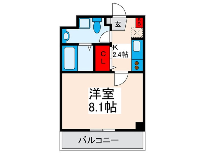 プラシードの物件間取画像