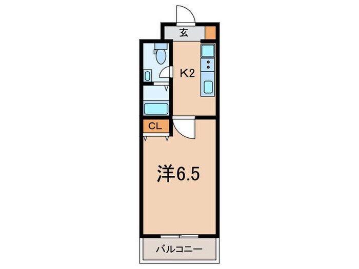 ｽｶｲｺｰﾄ品川御殿山WEST(103)の物件間取画像