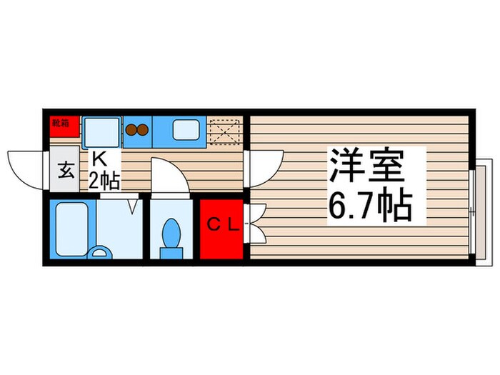 クレメントハウスの物件間取画像