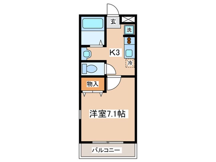 ベルボナ－ルの物件間取画像