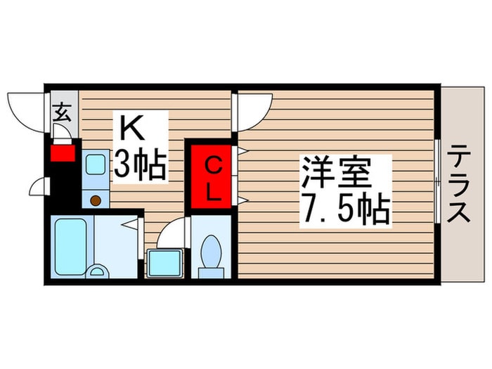 アムールＭｉｔａの物件間取画像