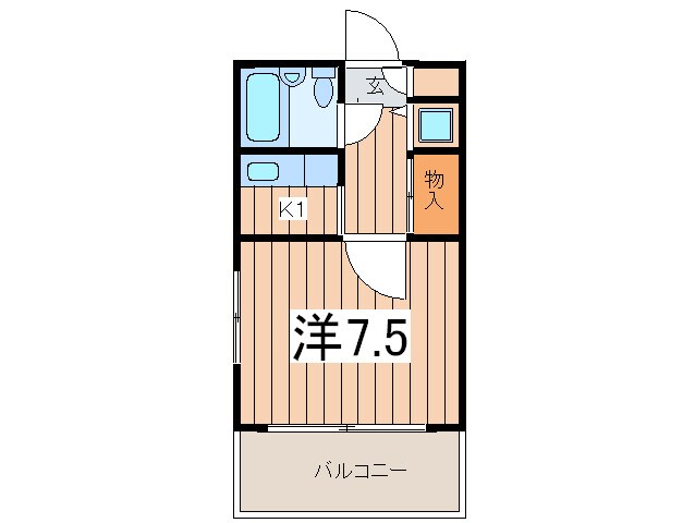 日宝コ－ト浅間町の物件間取画像