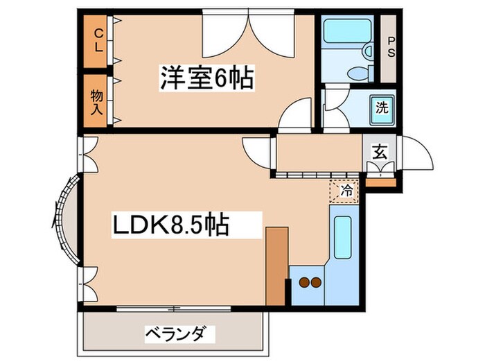 パティオ　アゼリ－の物件間取画像