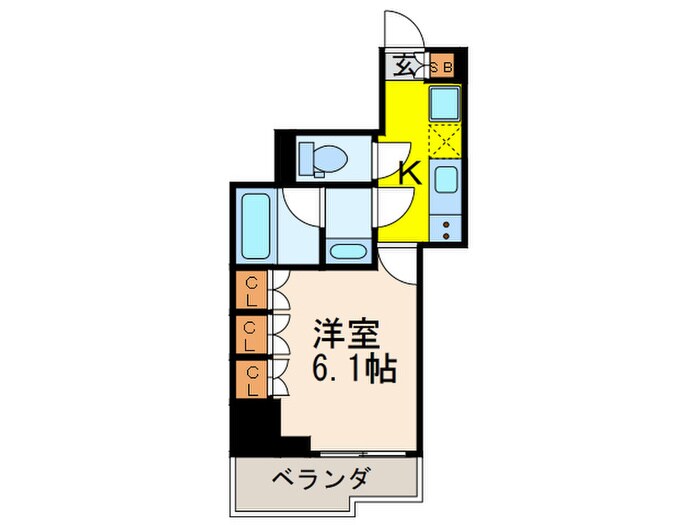 グレイスリヴィエール東京八丁堀の物件間取画像