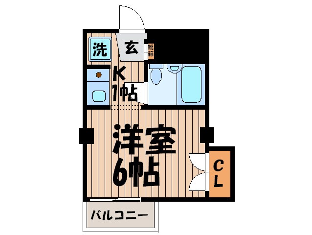 駒沢５１４マンションの物件間取画像