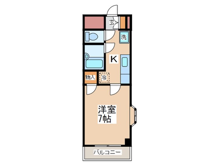 第２リバ－ハイツ大倉山の物件間取画像