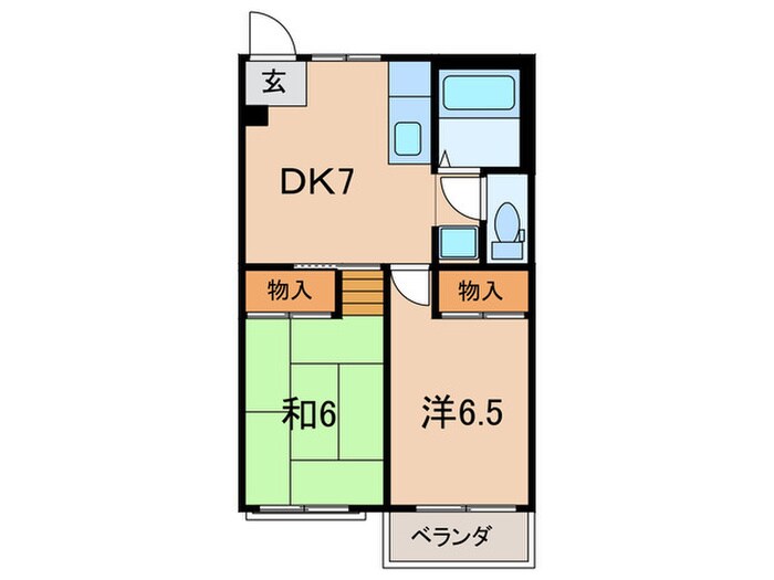 ハウス師岡(1F－3F)の物件間取画像