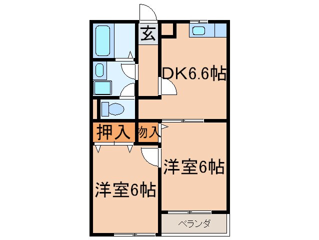 物件間取画像