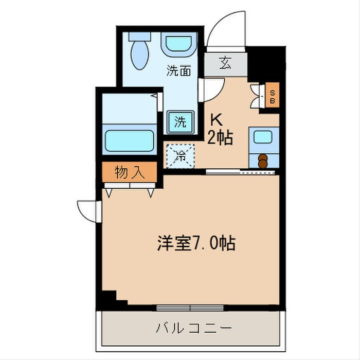 アーバンレジデンス仲之町の物件間取画像