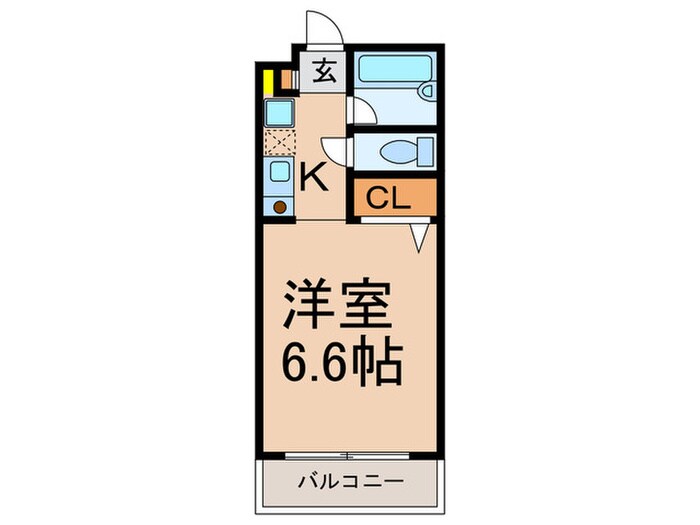 ハイツ南常盤台の物件間取画像