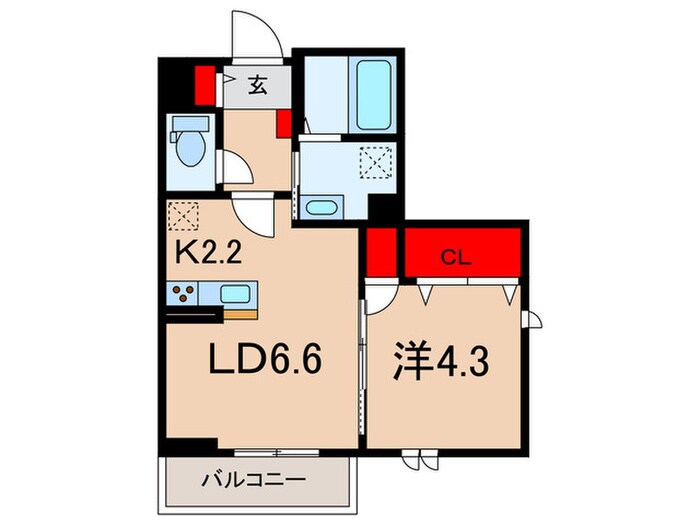 フィカーサ石神井公園の物件間取画像