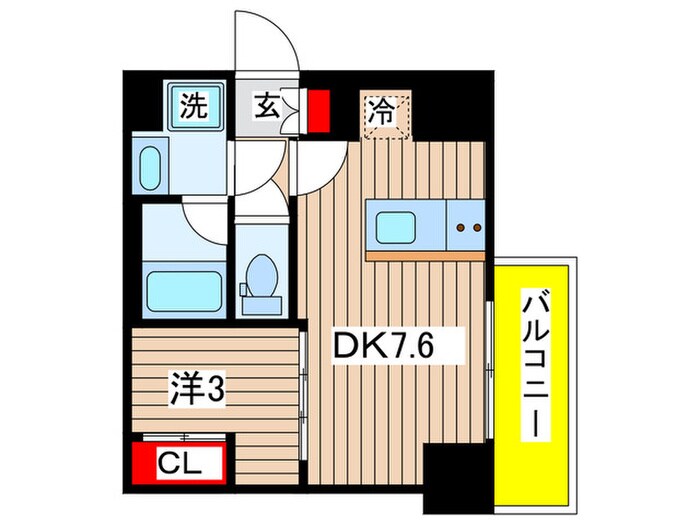 ブライズ東陽町の物件間取画像