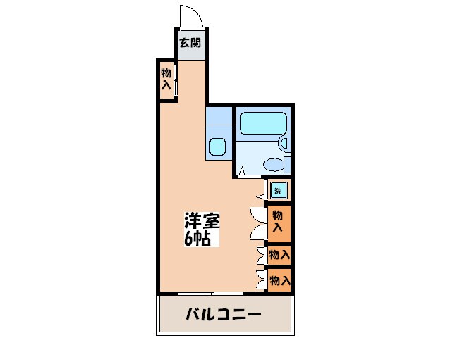 アパ－トメントＫの物件間取画像