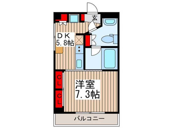 ＫＳ．Ｄioの物件間取画像