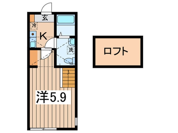 Tina二俣川の物件間取画像