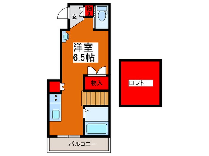 Liberta本前川Ⅱの物件間取画像