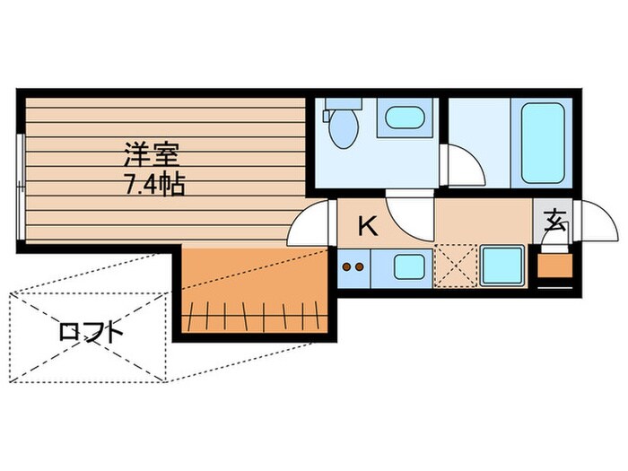 ＫＬＥＩＳ東大和市の物件間取画像