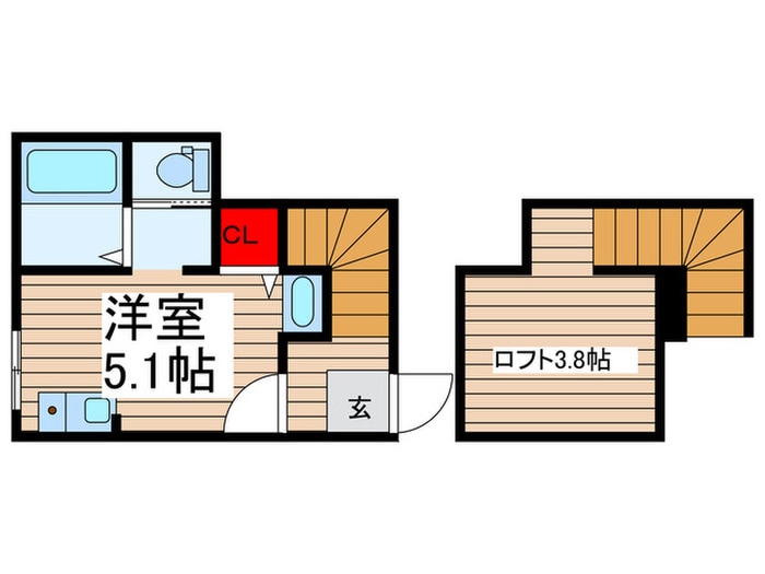 ＭＥＬＤＩＡひばりケ丘の物件間取画像