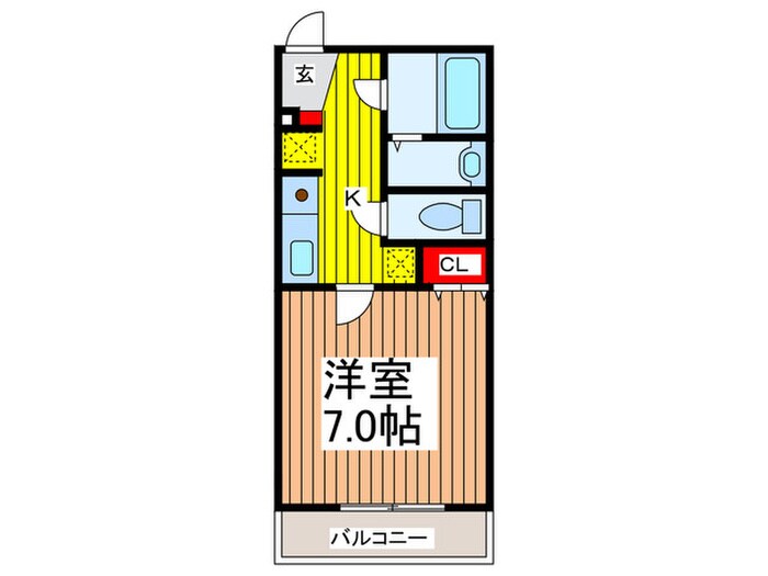 One s　Stage上落合Ⅴの物件間取画像