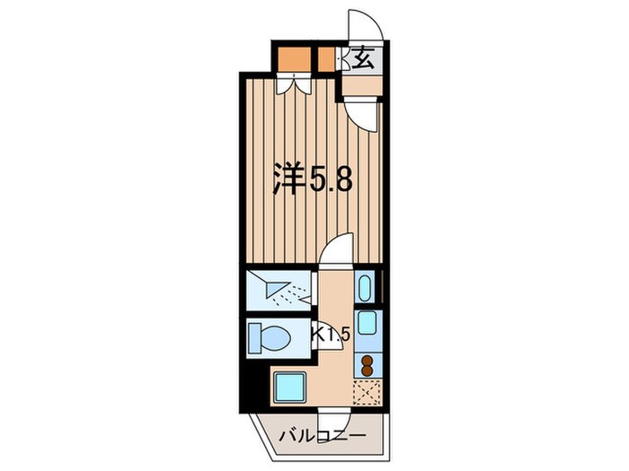 ﾌﾟﾚ-ﾙ･ﾄﾞｩ-ｸ品川西大井(103)の物件間取画像