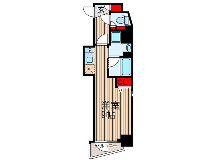 コンフォリア門前仲町サウスの物件間取画像