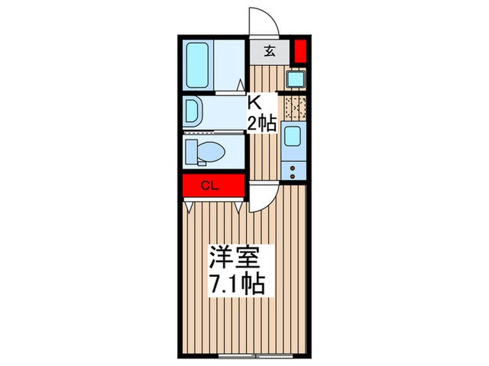 仮）Ｗｉｓｔｅｒｉａ　Ｅａｓｔの物件間取画像