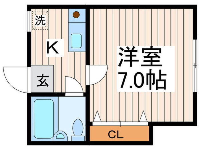 ピット　インの物件間取画像