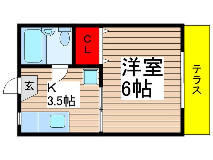 コーポ八幡の物件間取画像